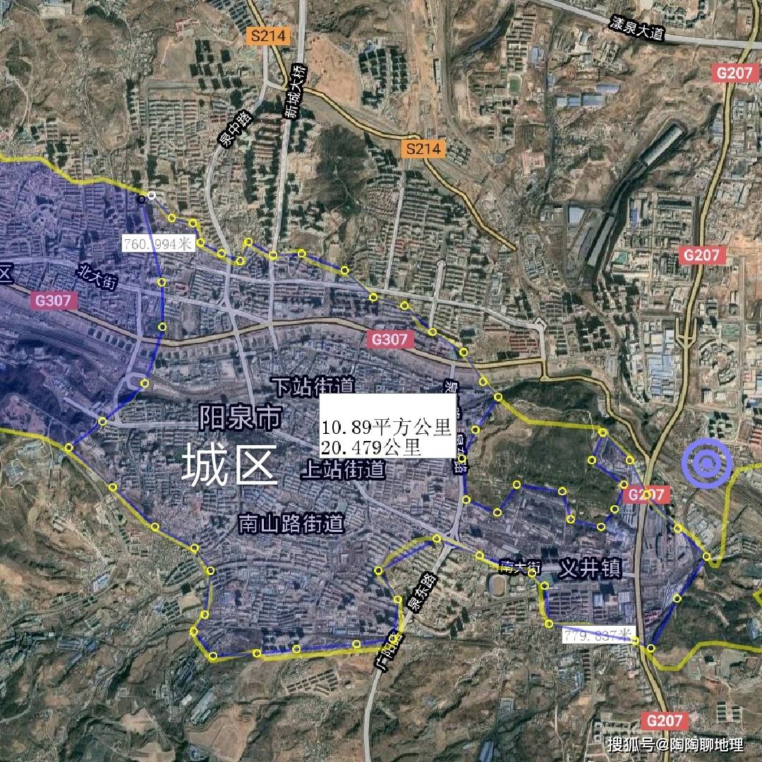 原创阳泉市3区2县建成区面积排名郊区最大矿区最小来了解一下