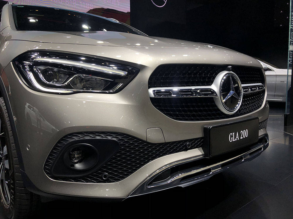 2020粤港澳车展实拍:更像suv的全新一代奔驰gla