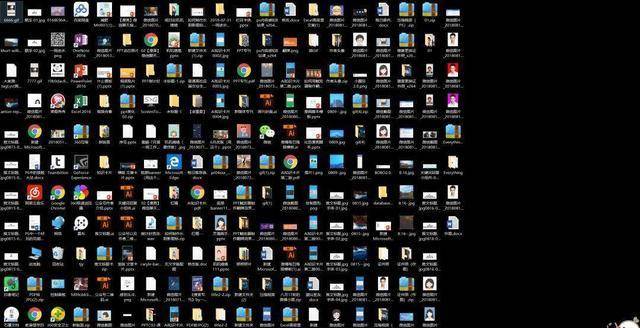 在格子里的文件也是可以多选和拖动的,操作基本和放在桌面的文件没有