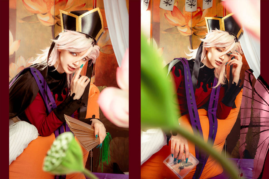 原创鬼灭之刃还原度最高的童磨cosplay这才是真正迷人的大反派