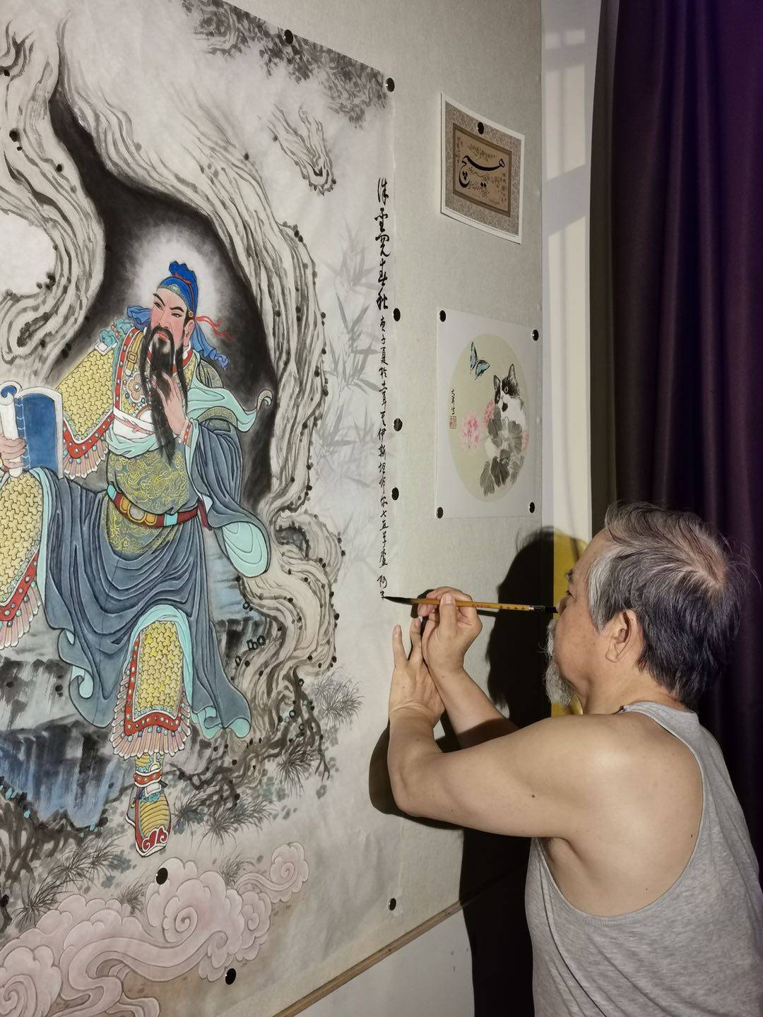 气韵浑然天成,妙趣匠心独具 | 阿里雷公作品《武圣阅春秋》