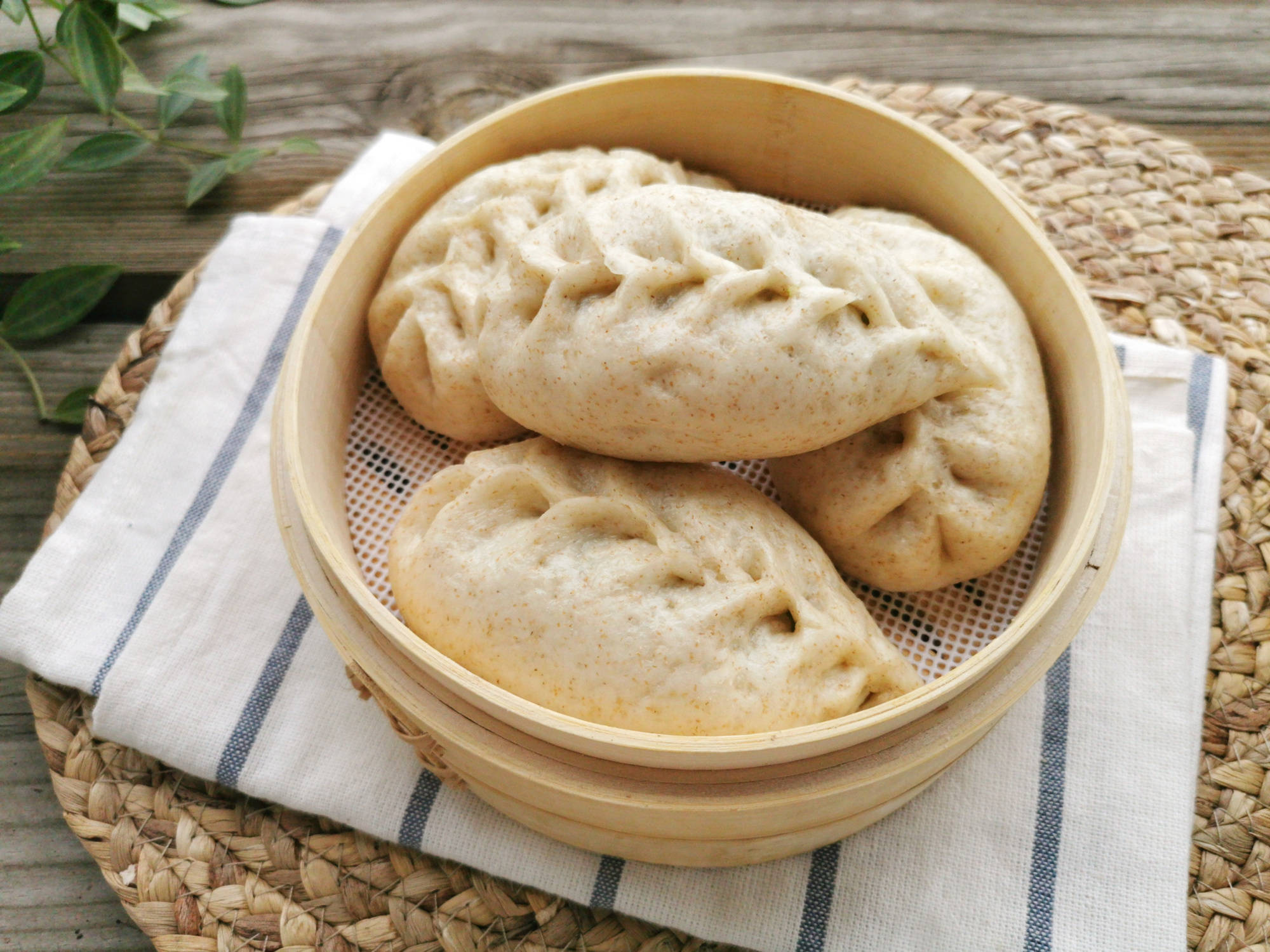原创天热好发面,纯素馅儿大包子,发面调馅儿有技巧,两天的早餐有了
