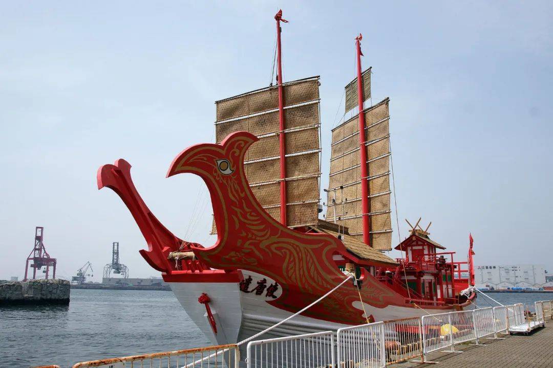 日本大阪 遣唐使船复制品