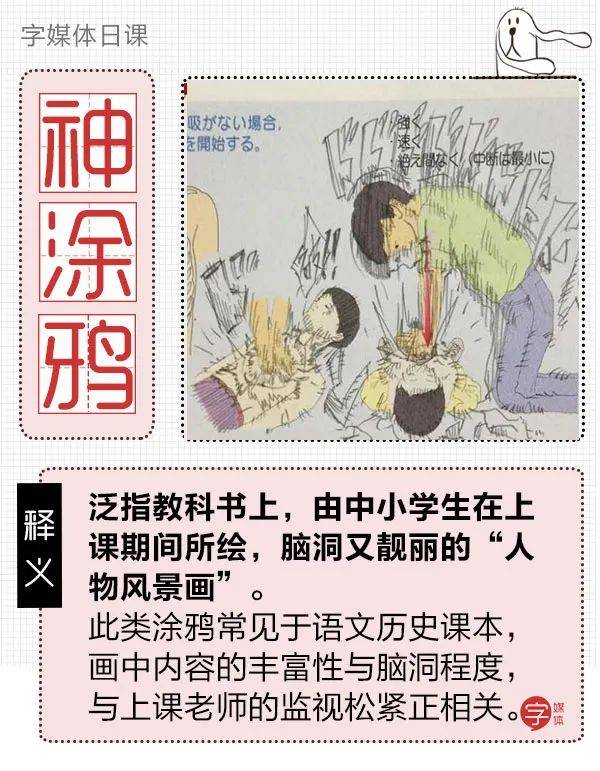 遍布灵感与恶搞的杂乱痕迹 他们既会用自己质朴的笔头修改液 跟教科书