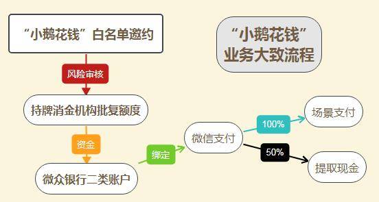 另外,這三家持牌機構都接入了徵信系統,在小鵝花錢申請貸款,相關信息