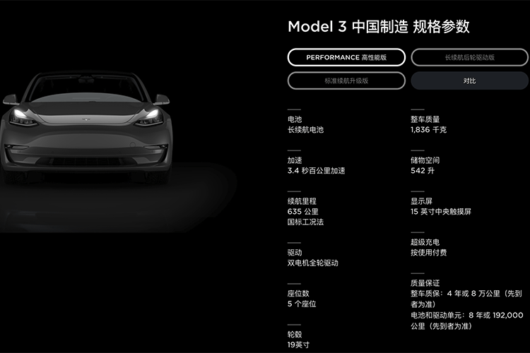 续航增加40km!特斯拉Model 3高性能全轮驱动版续航里程公布_搜狐汽车_搜狐网