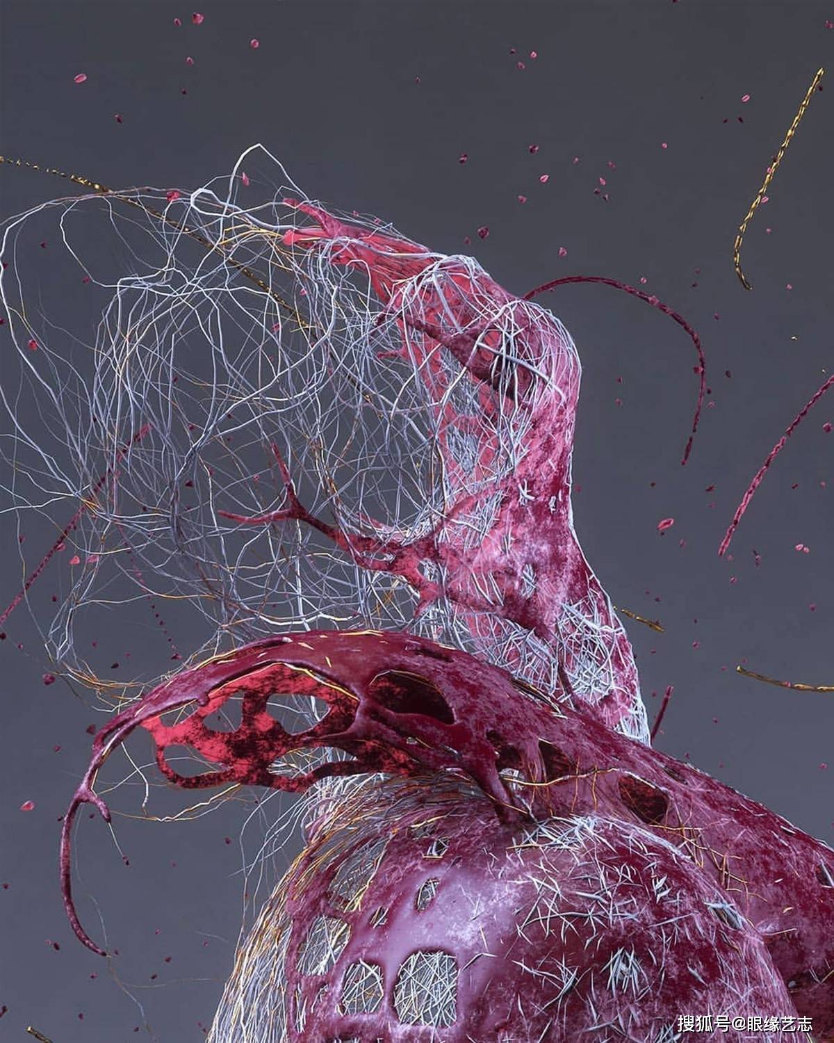 原创沉默的数字生命:融合艺术,哲学与科学的3d数字雕塑