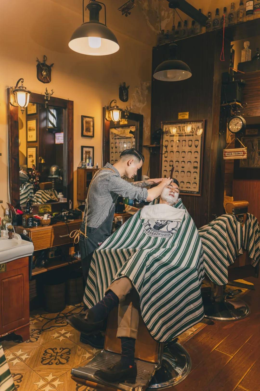 原创魔都纯爷儿们的社交圈,藏在这7家barbershop