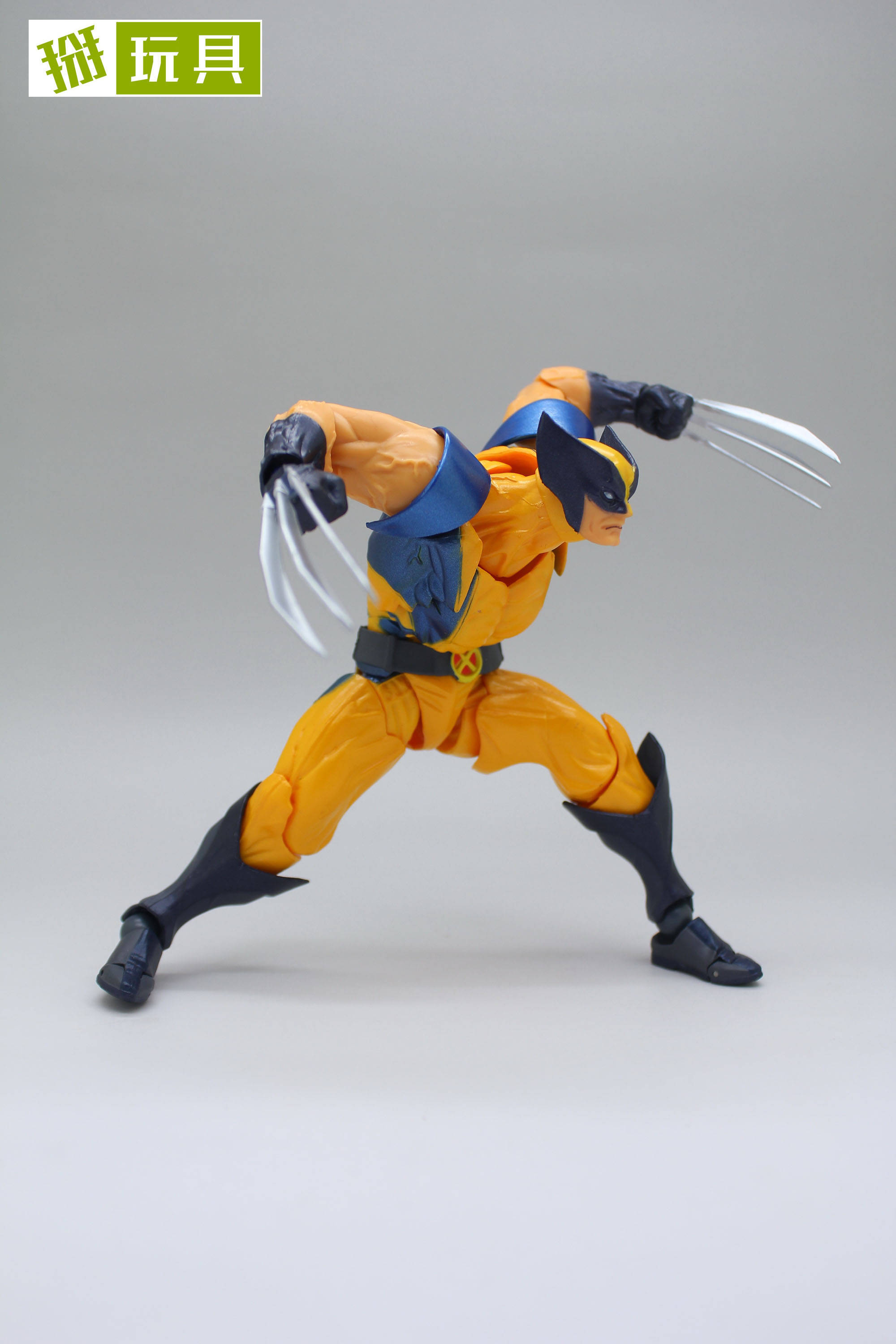 【掰玩具0407】海洋堂祖国版金刚狼 可动手办