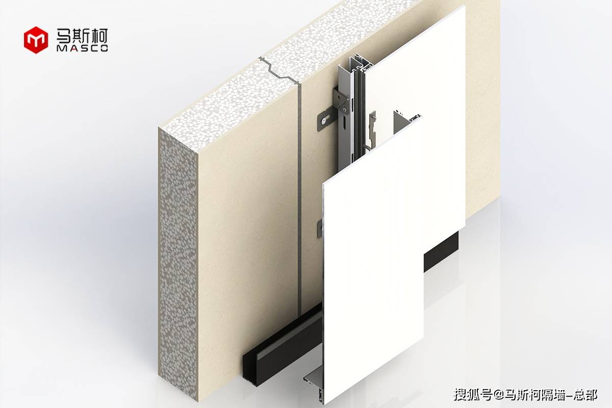 马斯柯装配式-单面焗漆玻璃墙面装饰