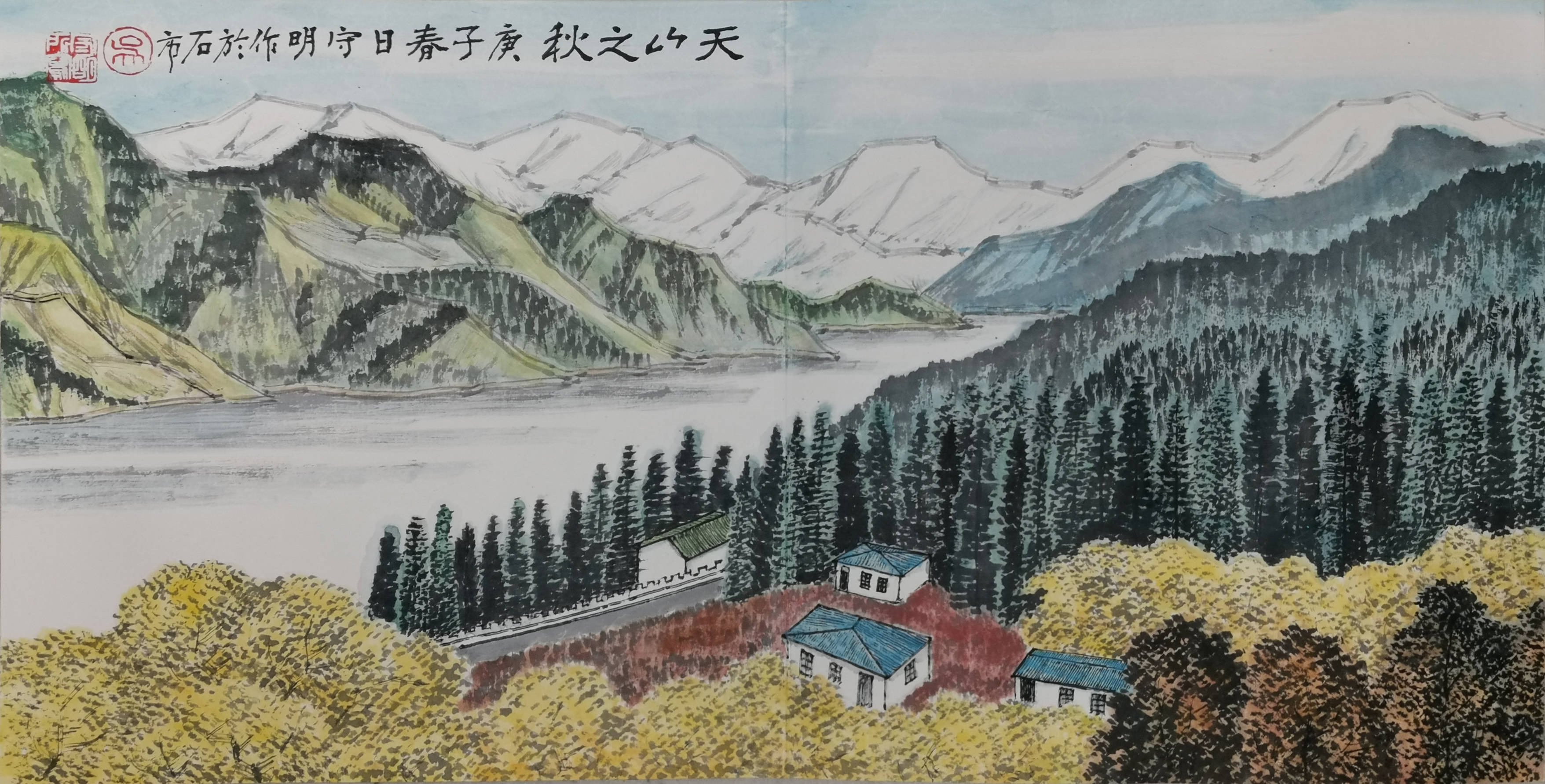 作品曾参加全国美展,98年中国山水画展,第四届至第九届中国山水画展