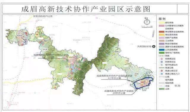 成都與眉山交界處將誕生一個成眉天府支點