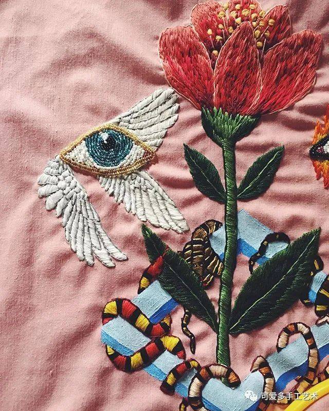 旧t恤旧衬衫不要再压箱底,穿起针钱绣一绣,时尚新款穿都穿不完!_图案