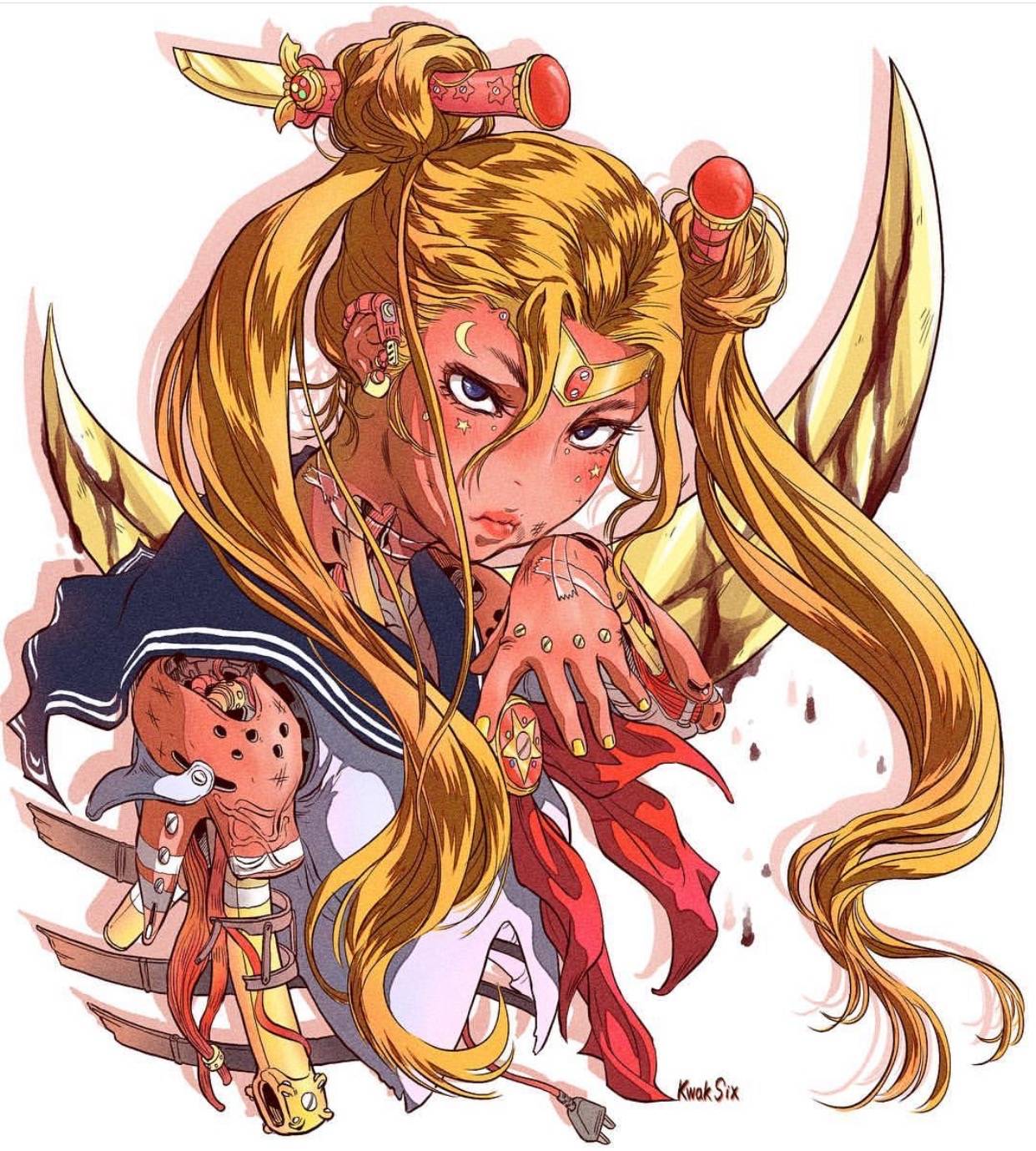 美少女战士变身机器人战斗力直线上升但样子不再有少女感