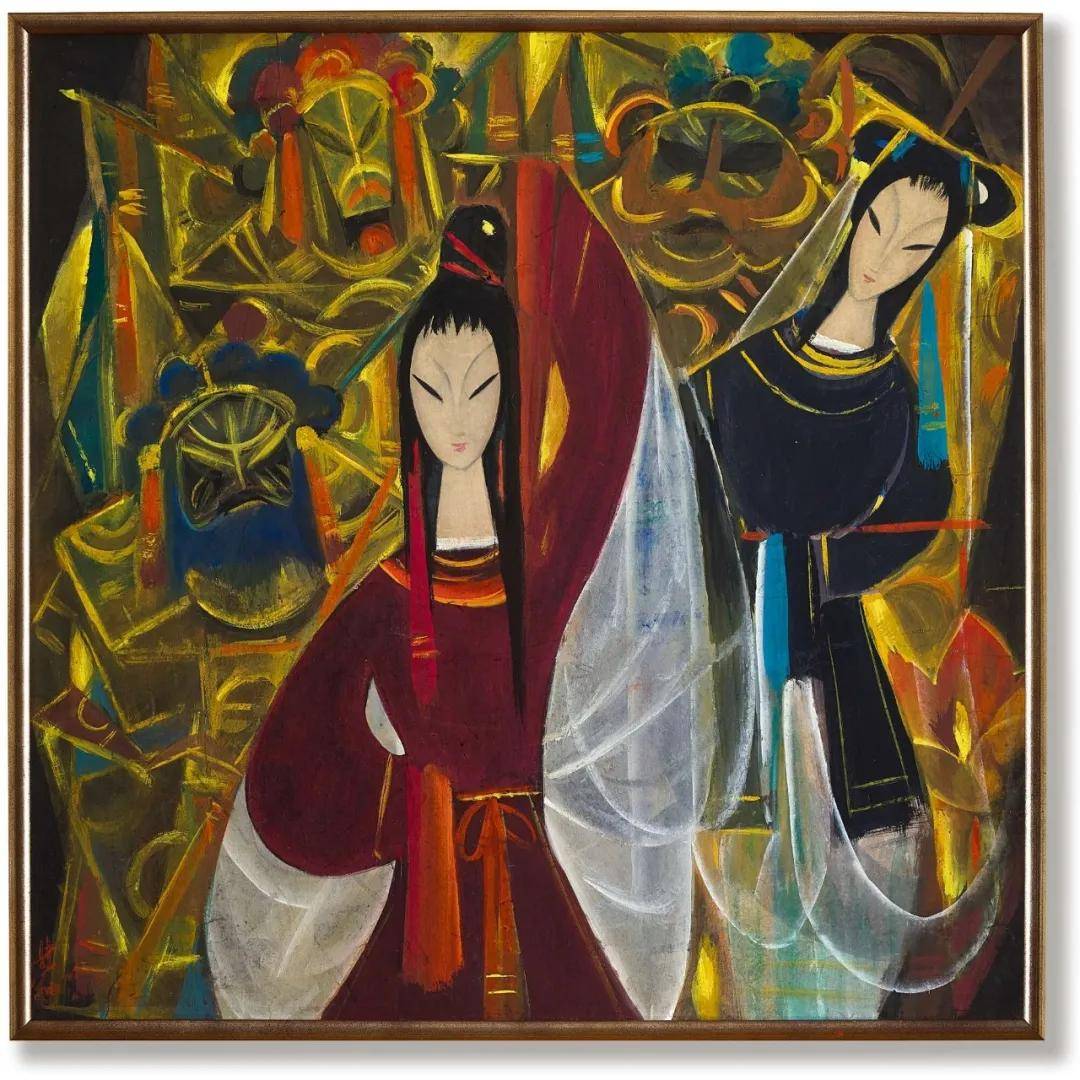 林风眠等名家现代艺术作品观赏