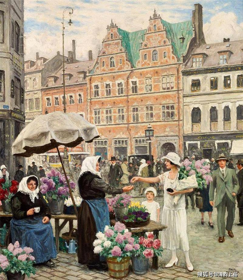 保罗·古斯塔夫·费舍尔出生在一个富裕的家庭,是当时的上流社会阶层