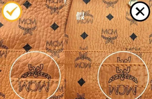 鉴定帖丨mcm铆钉双肩包真假辨别