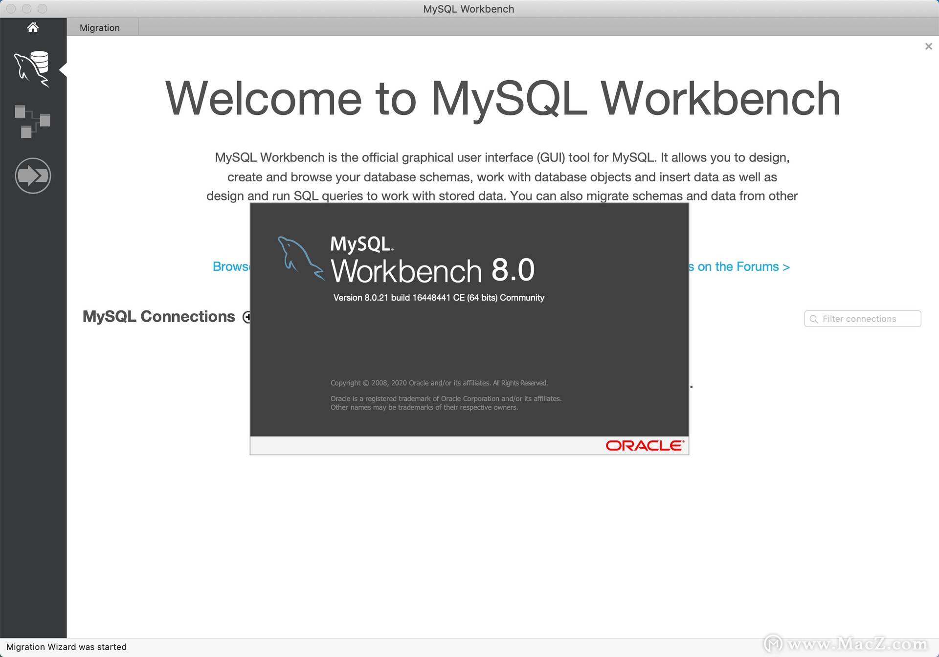 mysql workbench for mac(数据库工具)