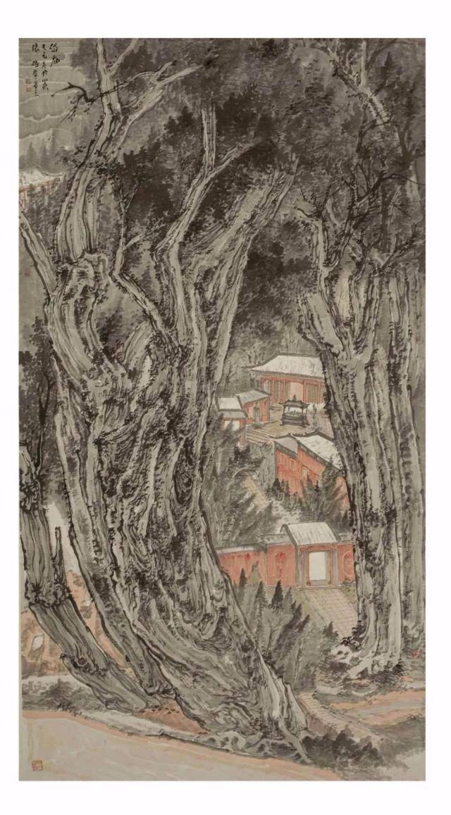 张路华 岱庙 180cmx98cm