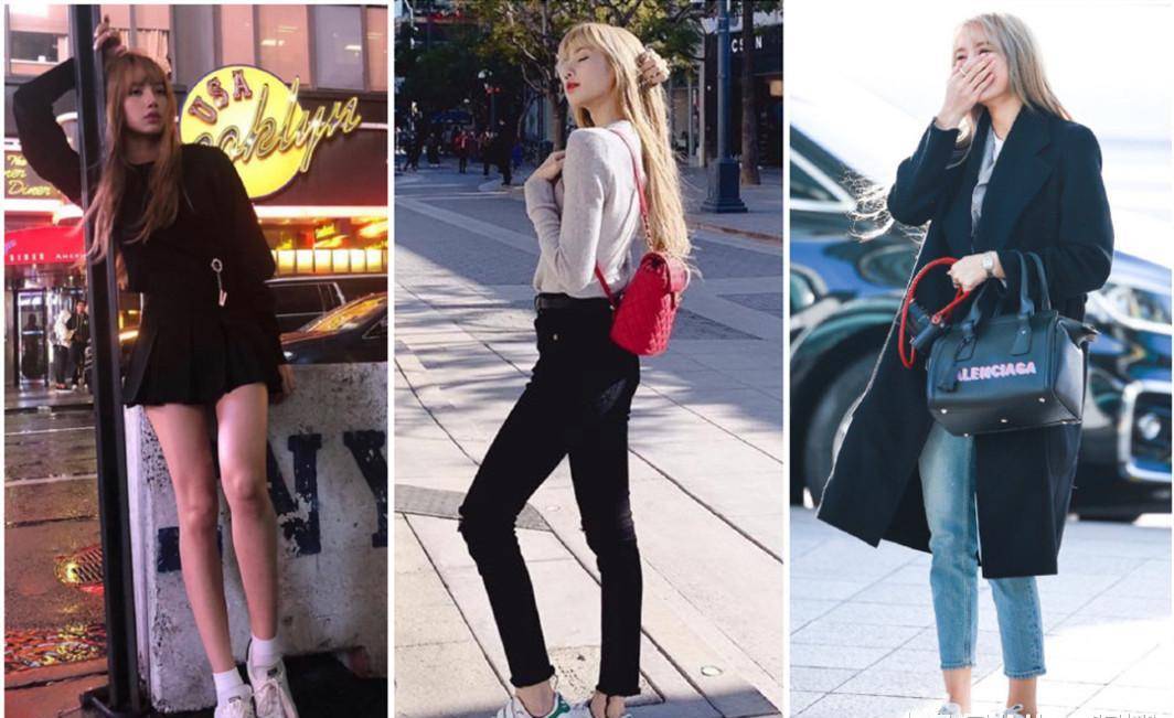 原创lisa又穿露脐装出镜,吊带上衣工装裤腰瘦一圈,把朴彩英比下去了