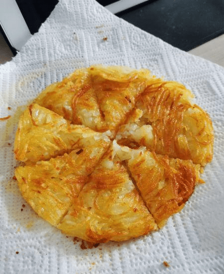 超简单酥脆干煸土豆饼