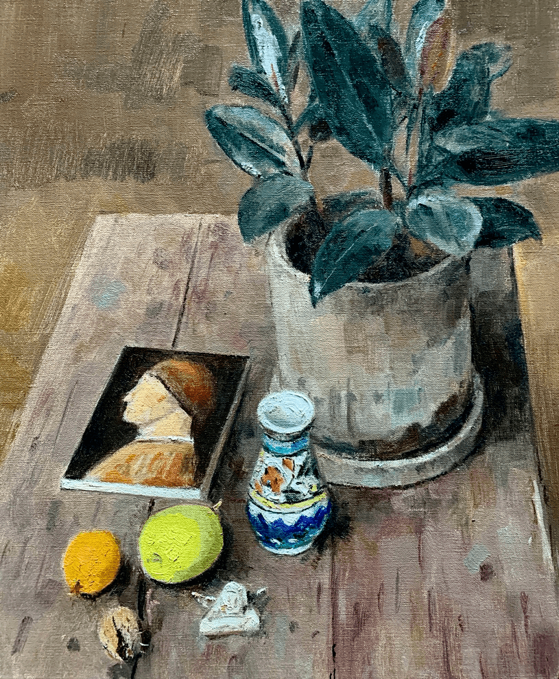 翕兮文化 | 走进朱春林油画艺术——笔触里的过往与当下