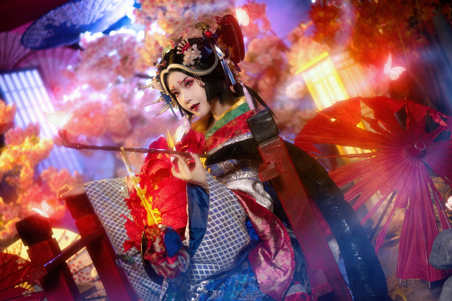 阴阳师清姬化烟cosplay