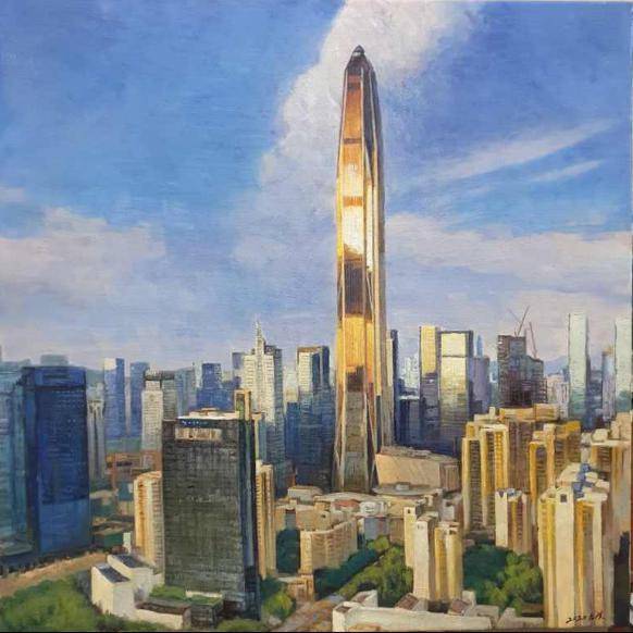 "大美罗湖·写意湾区"当代写意油画作品展开幕