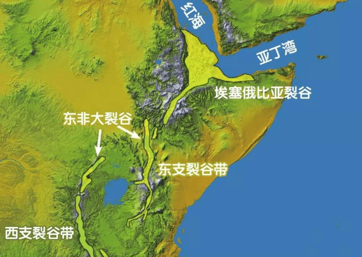 同時他們通過分析和研究,預言東非大裂谷將會比如今長10倍,美國地質學