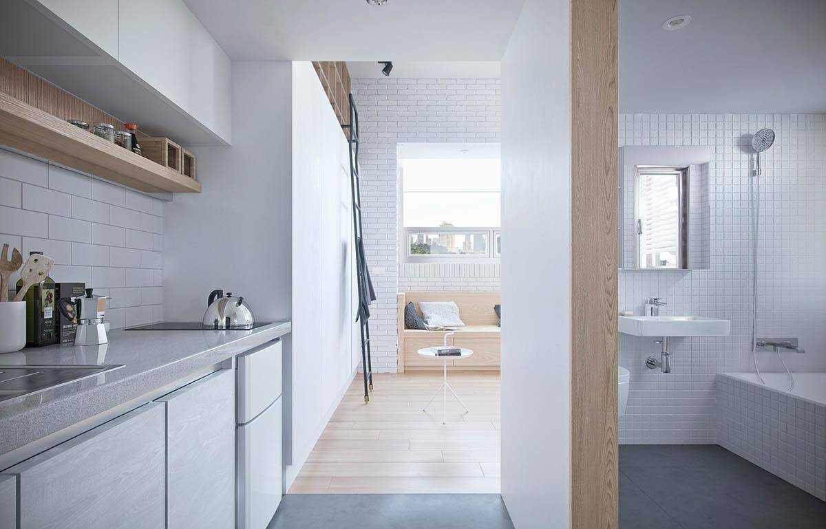 22㎡现代简约loft单身公寓,宽敞干净阳光充足!