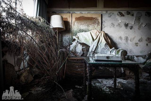 日本废弃豪宅图片
