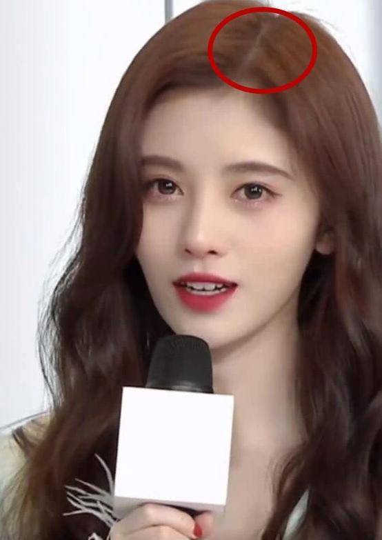 有一种惊人叫鞠婧祎的发量看到她头发缝那一刻怀疑眼睛