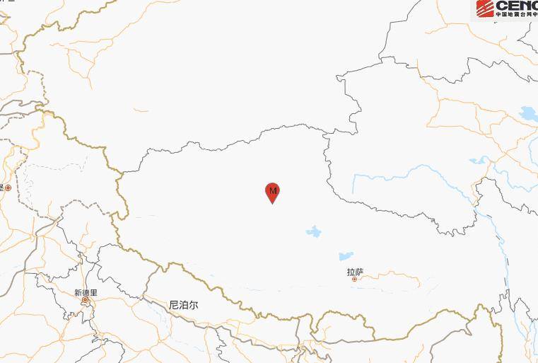 原创西藏那曲市尼玛县发生66级地震
