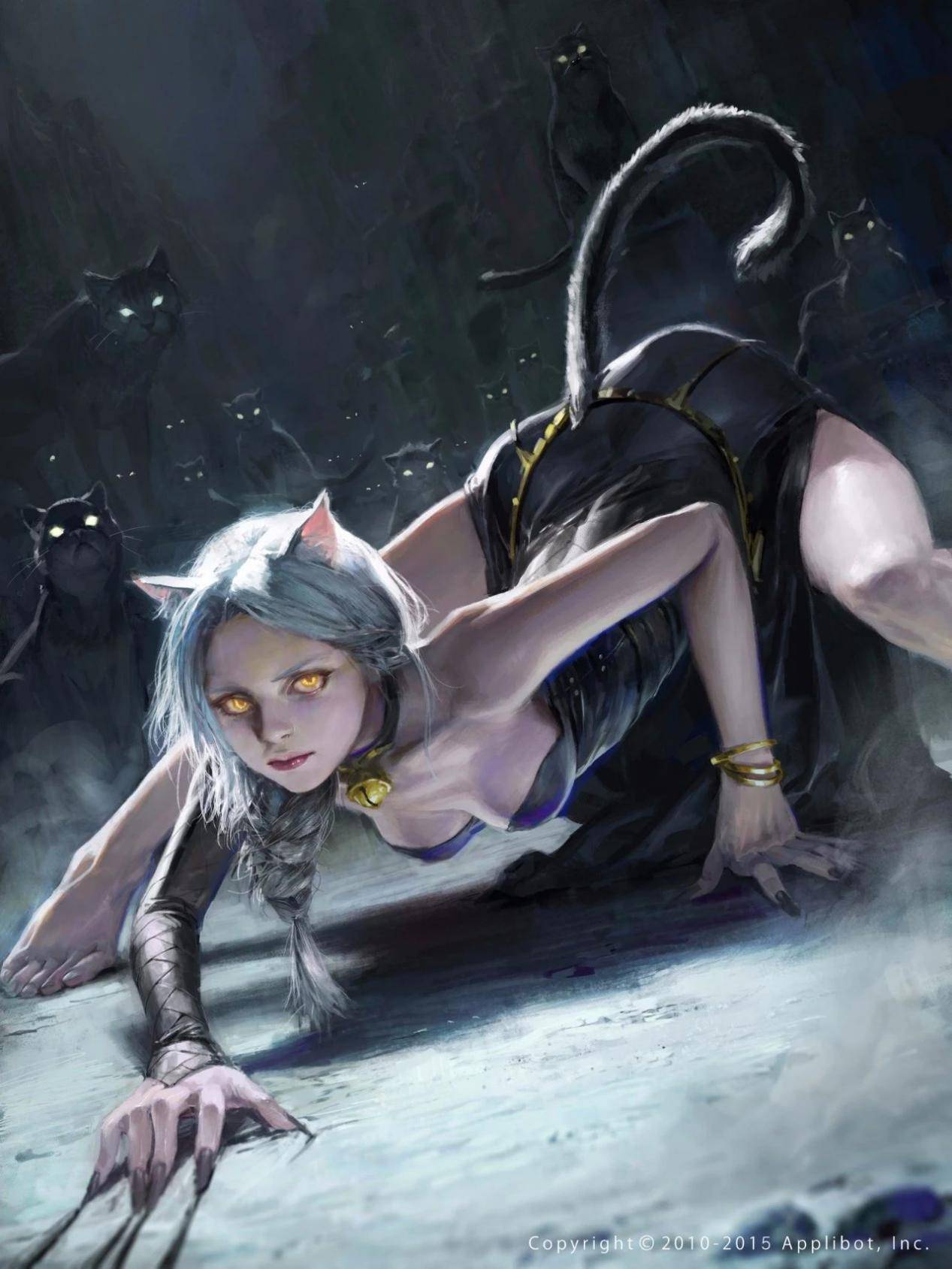 插画分享这画面简直美翻了出自韩国画师笔下的厚涂插画作品