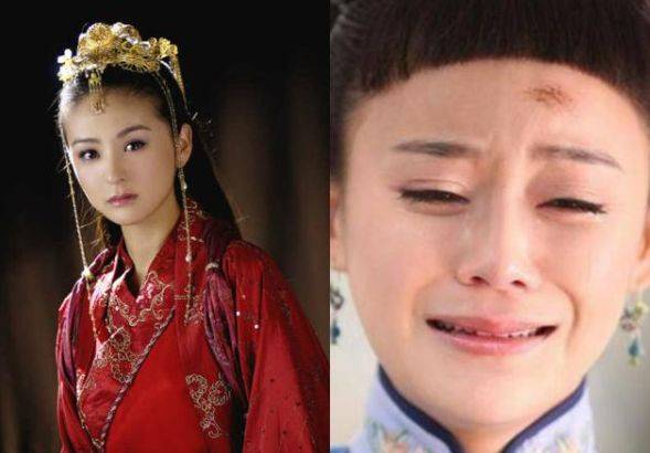 古装美人眼含泪水时,李沁霸气又美艳,热巴精致如同仙女_戴娇倩