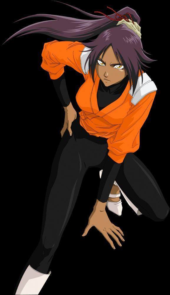 性感迷人的大姐姐设定,体术惊人,充满野性.出自:死神top15,四枫院夜一