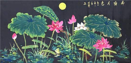 著名女画家周琴出淤泥而不染濯清涟而不妖