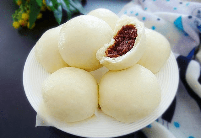 原创山药做豆包,不加一滴水,豆馅更有妙招,光滑暄嫩,营养又好吃!