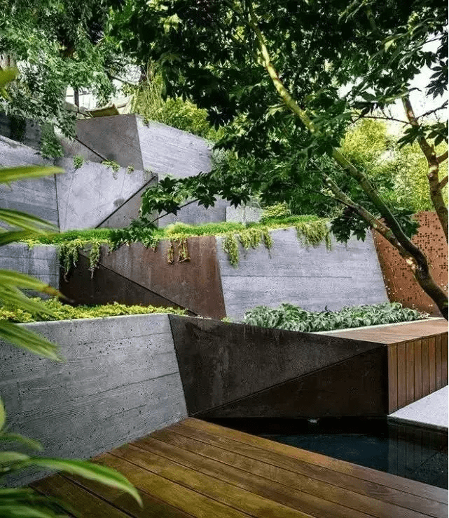 挡土墙这样做太美了!