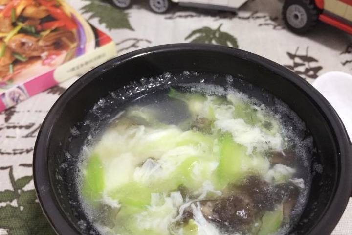 丝瓜紫菜蛋汤图片