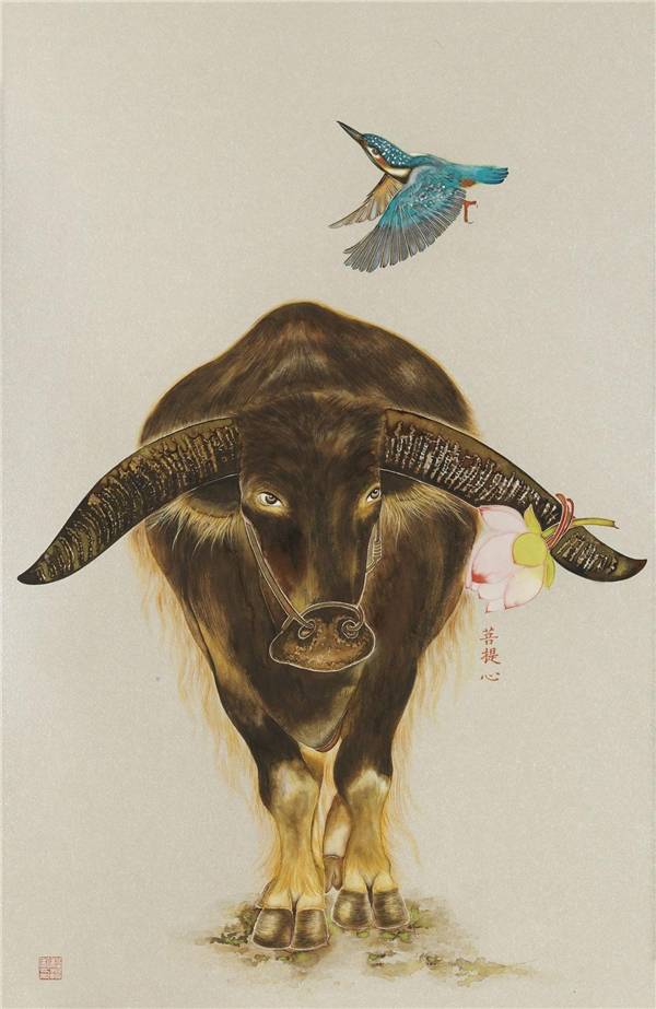 程澄画牛:形色无胜者_水牛