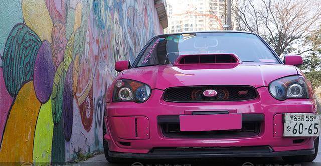 女玩家粉色系 斯巴鲁翼豹(gd)欣赏