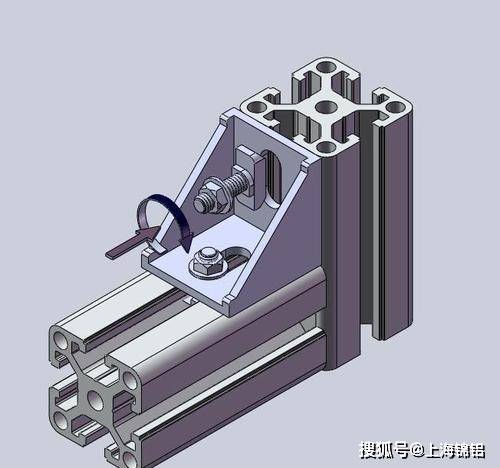 铝型材结构图片