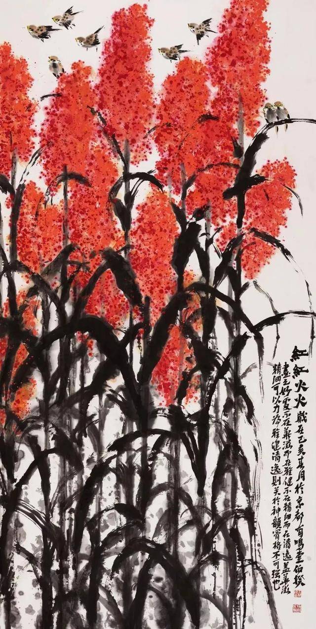 中国人民大学画院王英钢教授花鸟画作品欣赏