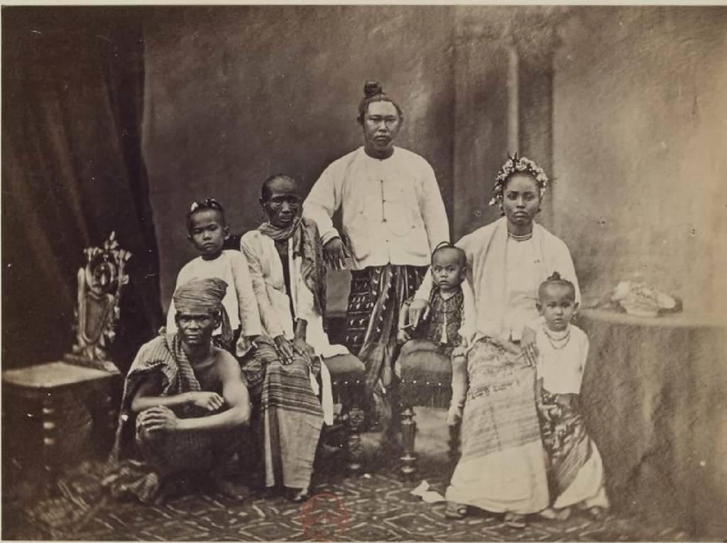 历史老照片:1880年的缅甸