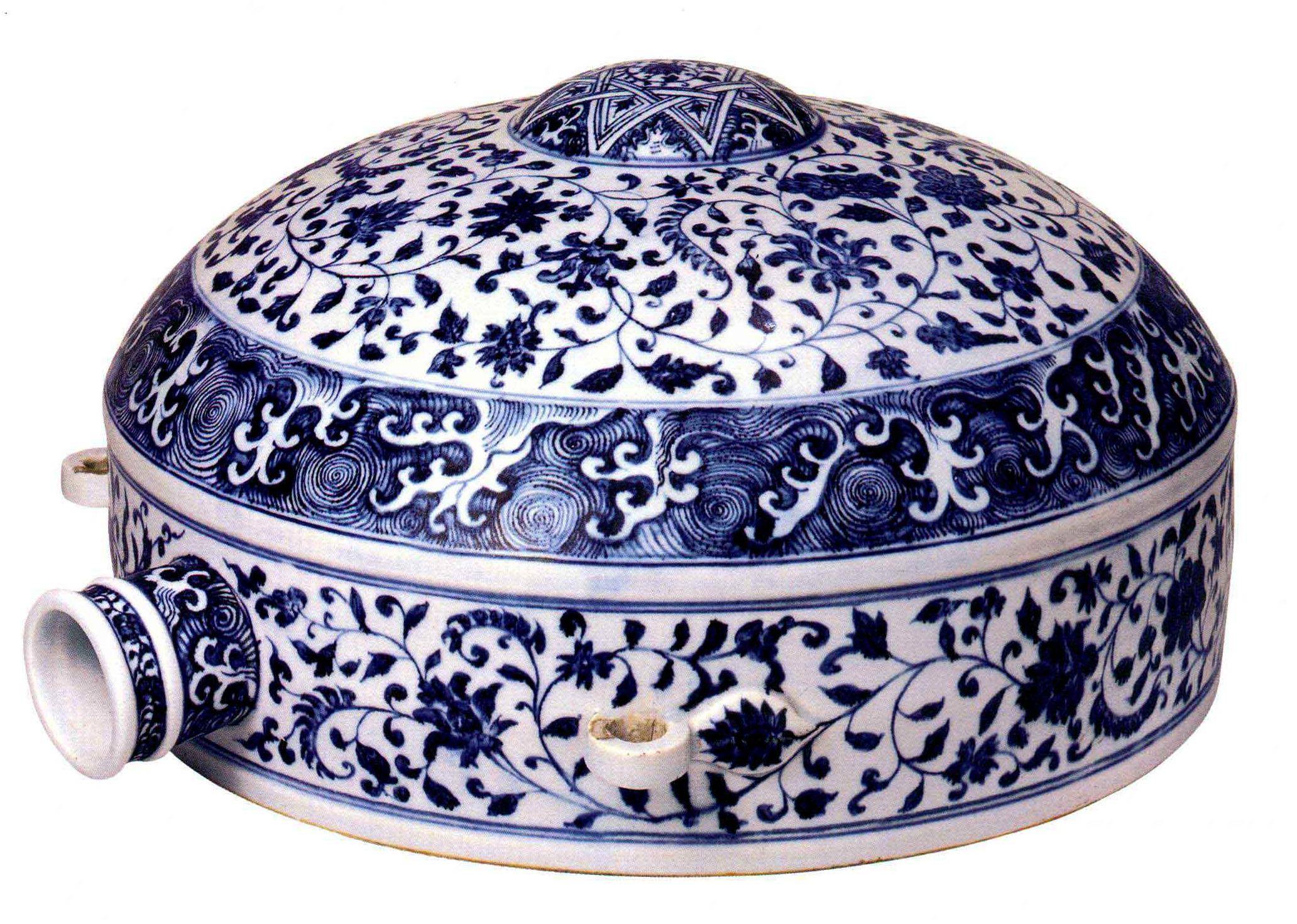 原创中国陶瓷文化,明永乐年间的西亚风格瓷器,造型别致的新器形