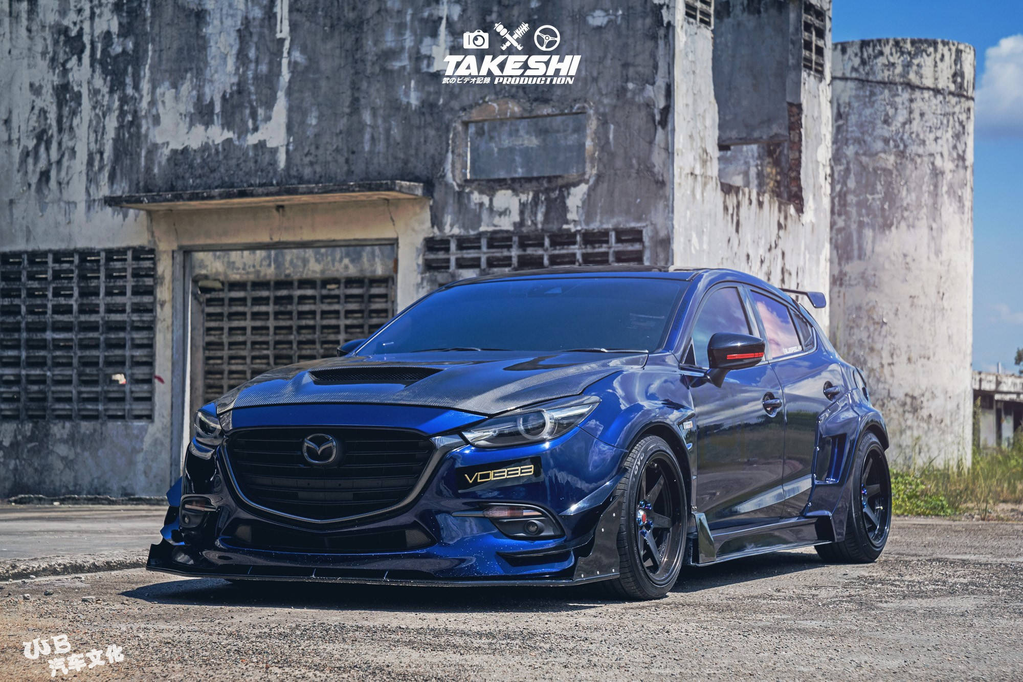 这台 马自达3 hatchback 算爆改吗?