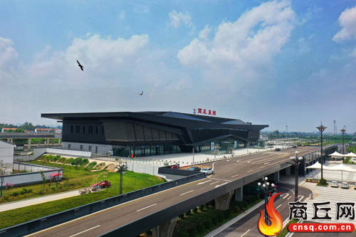 航拍商丘市示范区:一步一风景 一景一融情