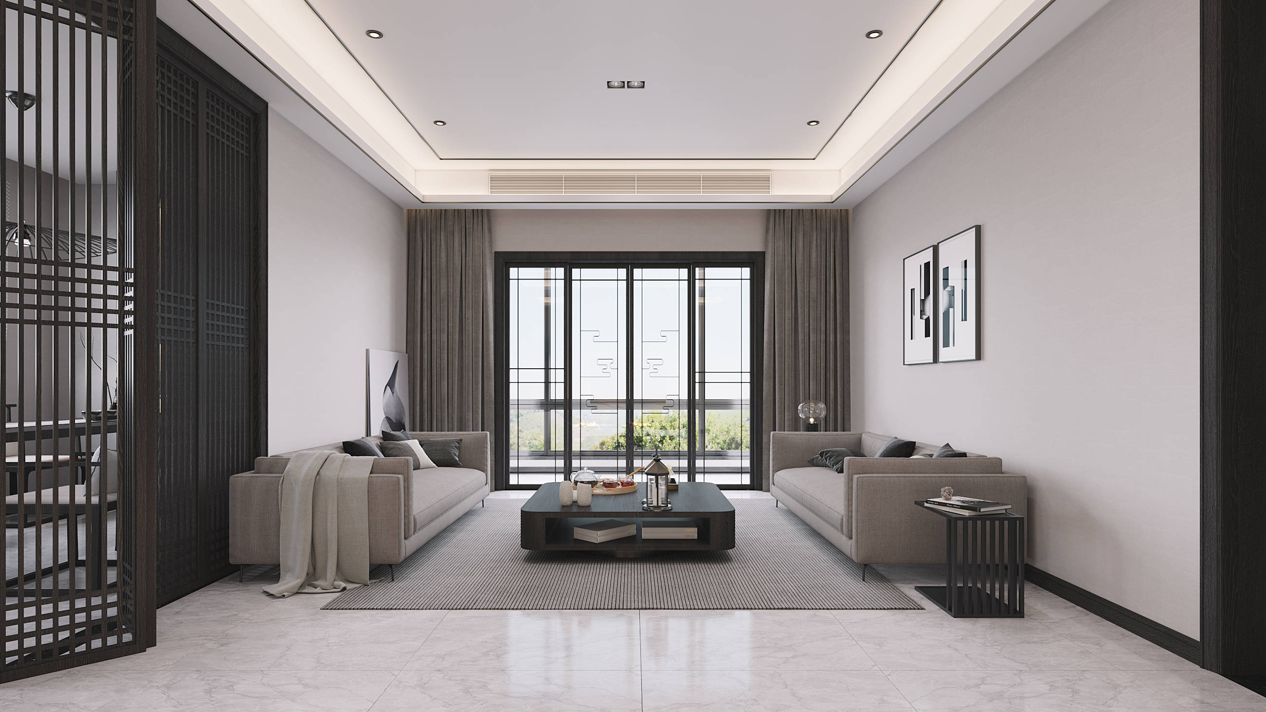 新中式也可以黑白灰