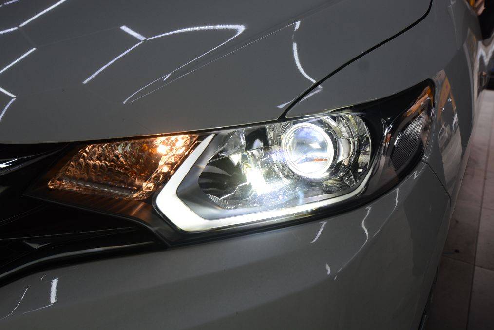 欧司朗cbiled双光透镜近光照明效果